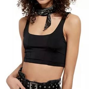 Free people brami bralette black size small